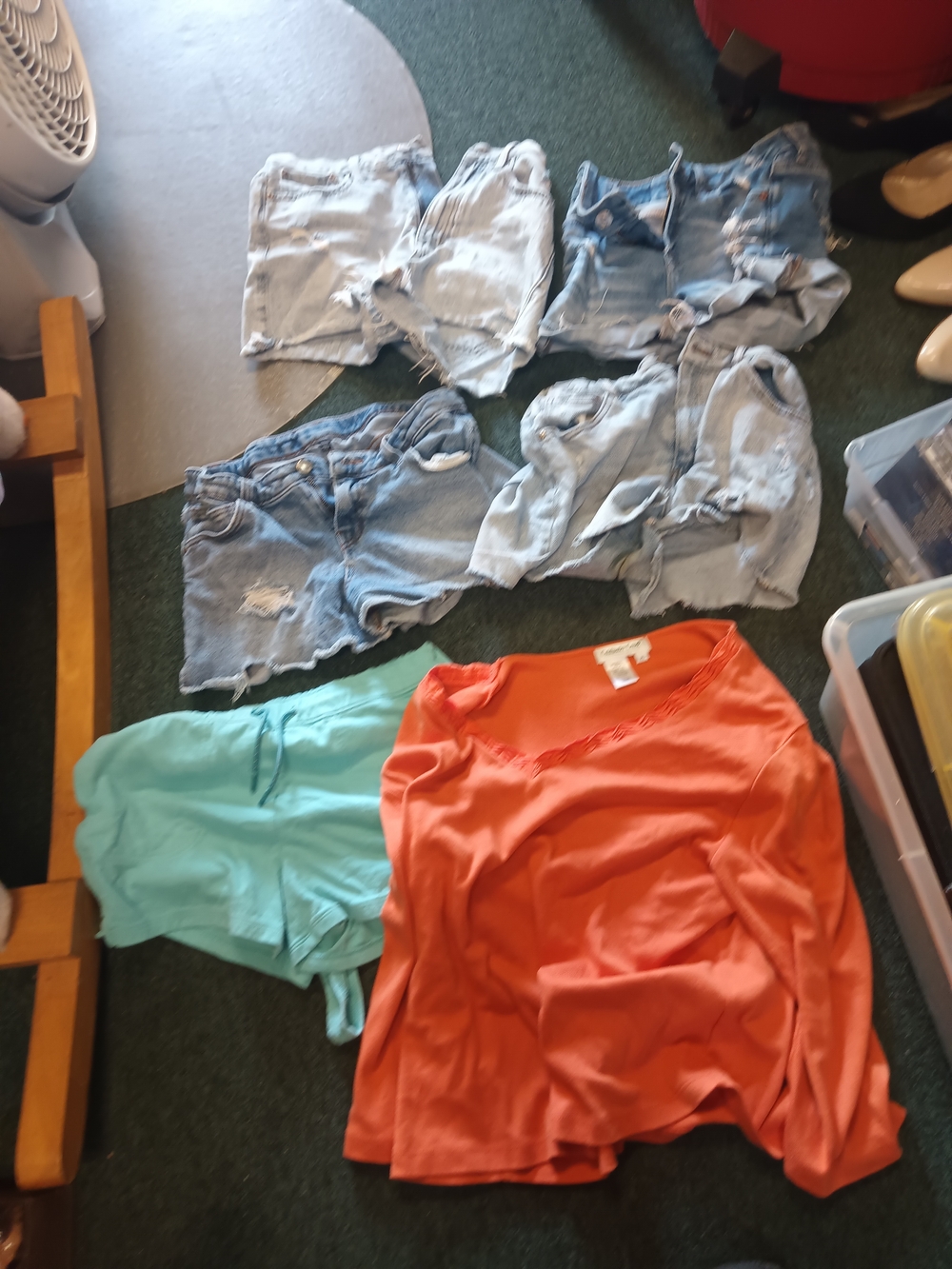 Assorted Shorts And Tops